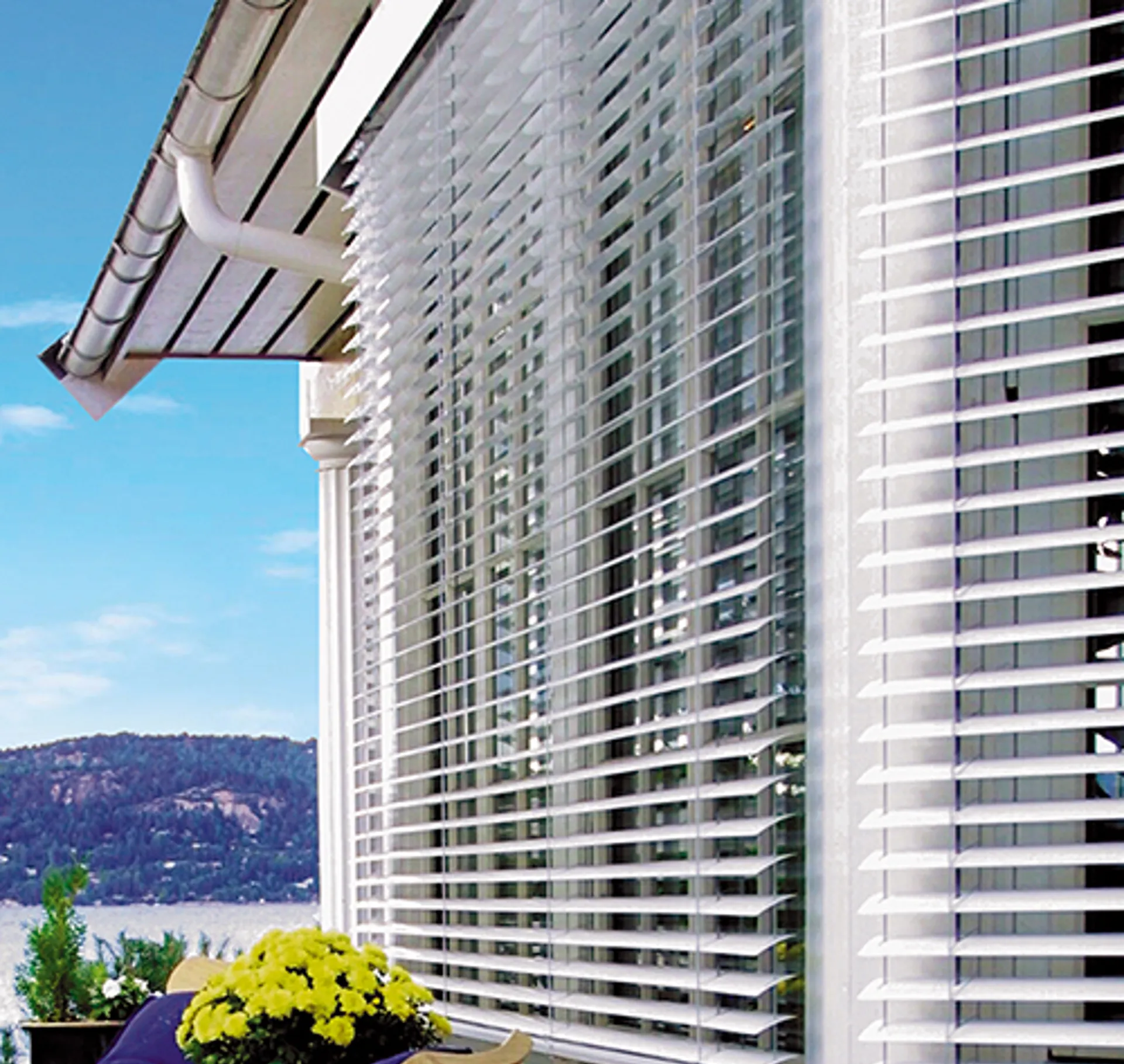 Fasade 50 mm persienner